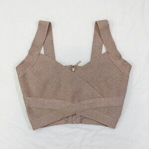 Guess Mirage Bandage Crop Top | Size S
